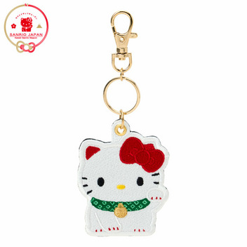 ハローキティ 刺繍キーホルダー（SANRIO JAPAN）