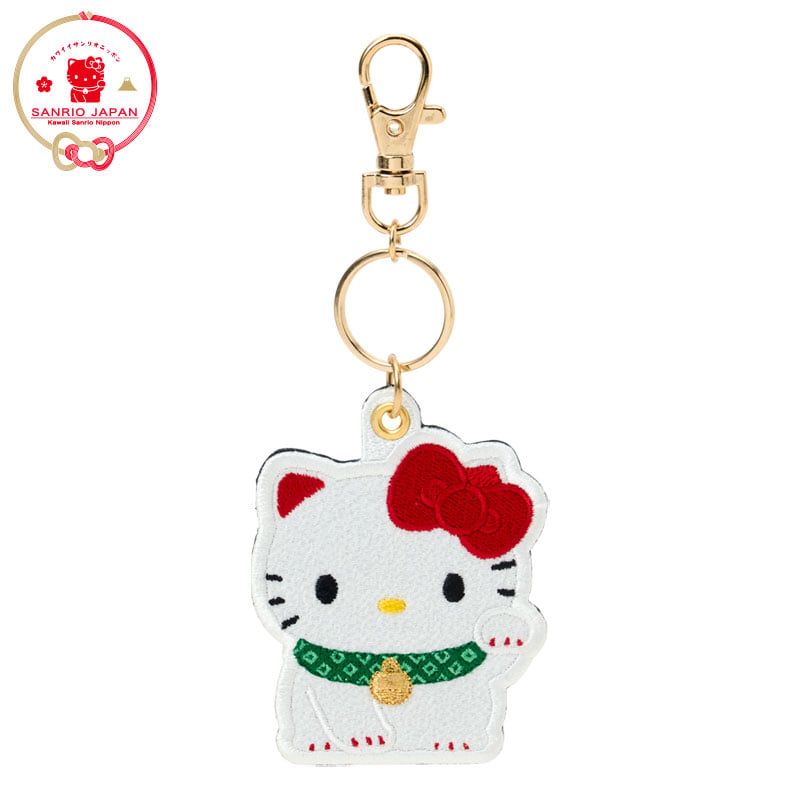 ハローキティ 刺繍キーホルダー（SANRIO JAPAN）