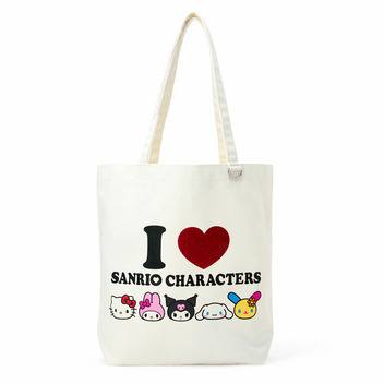 サンリオキャラクターズ トートバッグ（I LOVE SANRIO CHARACTERS）