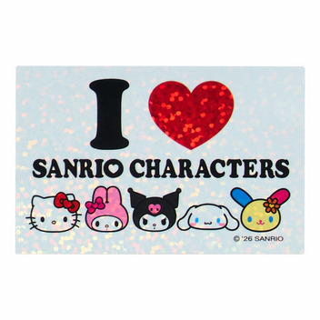 サンリオキャラクターズ ステッカーセット（I LOVE SANRIO CHARACTERS）