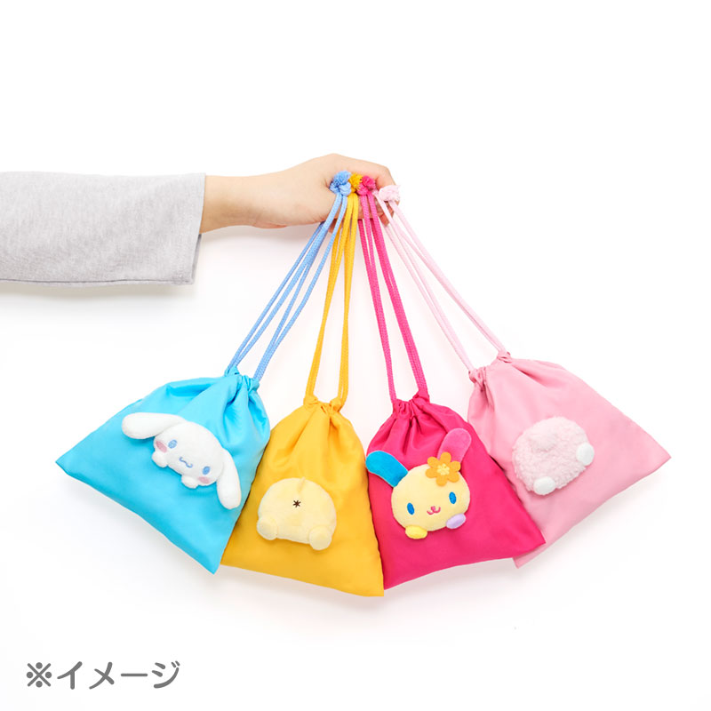 ウサハナ マスコット付き巾着