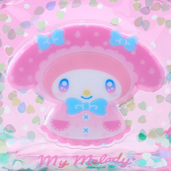 マイメロディ クリアポーチ（スウィートレインコレクション）