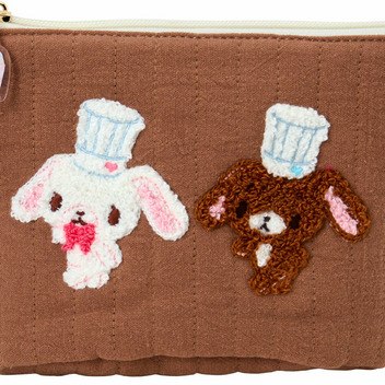 シュガーバニーズ サガラ刺繍ポーチ（ラブスイーツ）