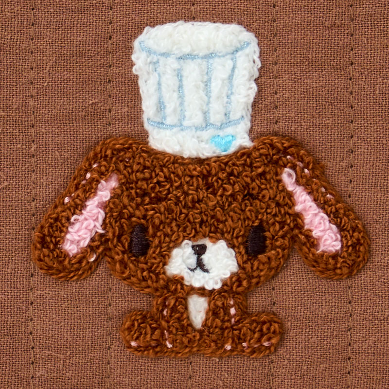 シュガーバニーズ(くろうさ) サガラ刺繍ティシュポーチ（ラブスイーツ）