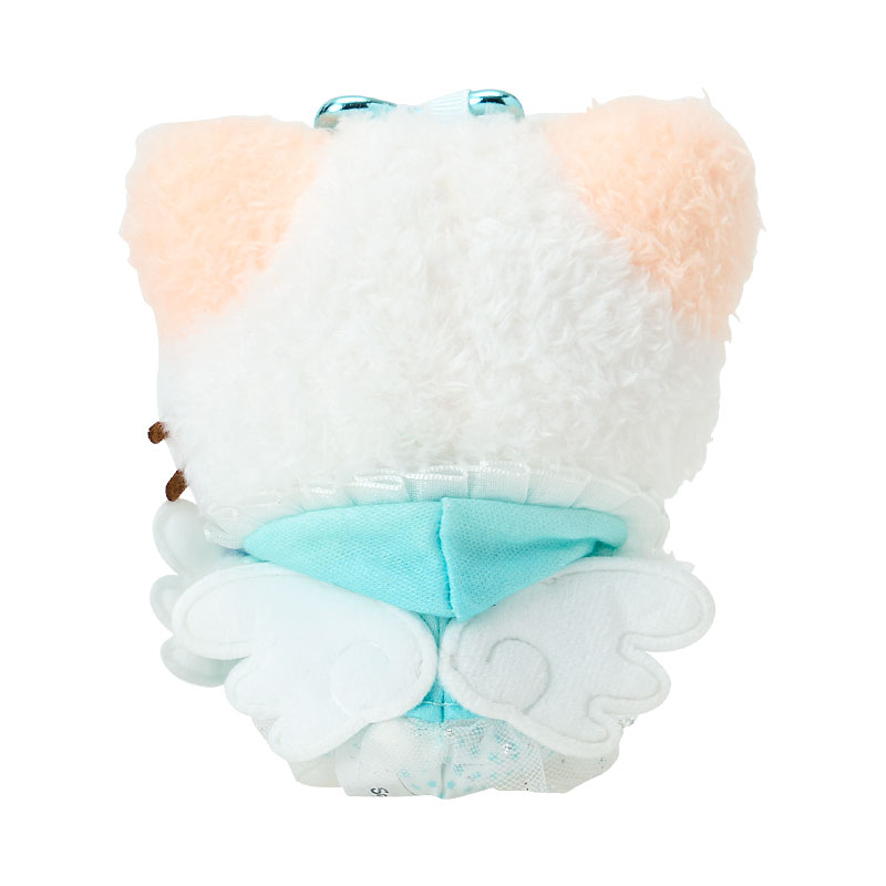 マシュマロみたいなふわふわにゃんこ マスコットホルダー（キラキラウィッシュ）