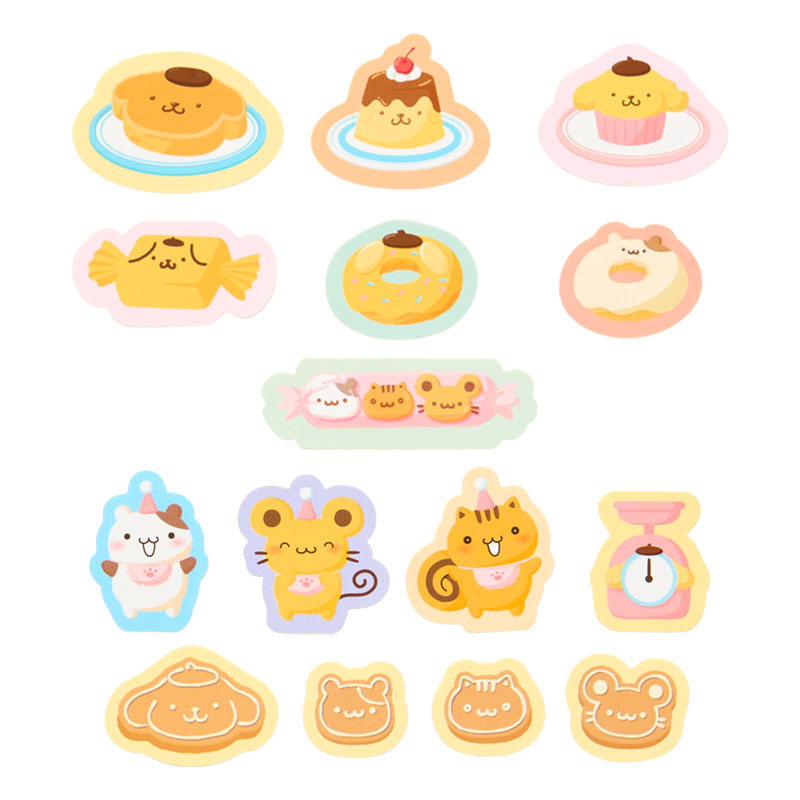 ポムポムプリン フレークシール