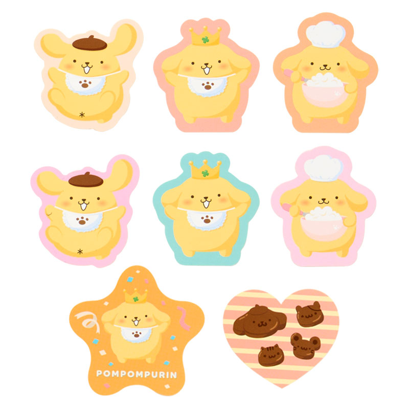 ポムポムプリン フレークシール