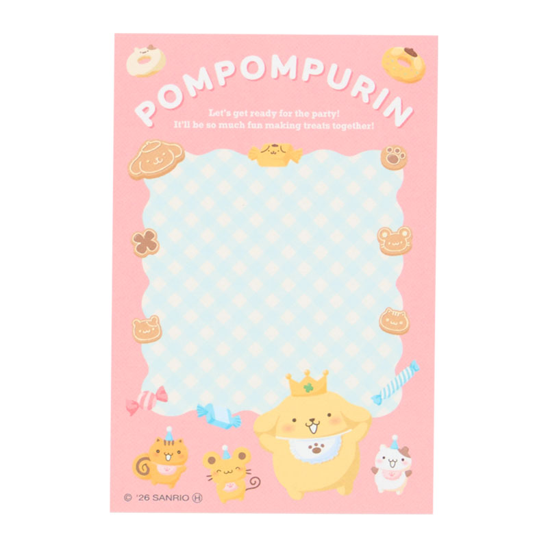 ポムポムプリン パタパタメモ
