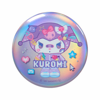 サンリオキャラクターズ シークレットオーロラ缶バッジ（でこらちっく）