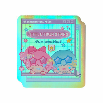 サンリオキャラクターズ シークレットオーロラステッカー（でこらちっく）