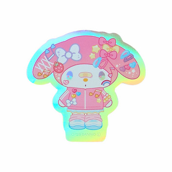 サンリオキャラクターズ シークレットオーロラステッカー（でこらちっく）