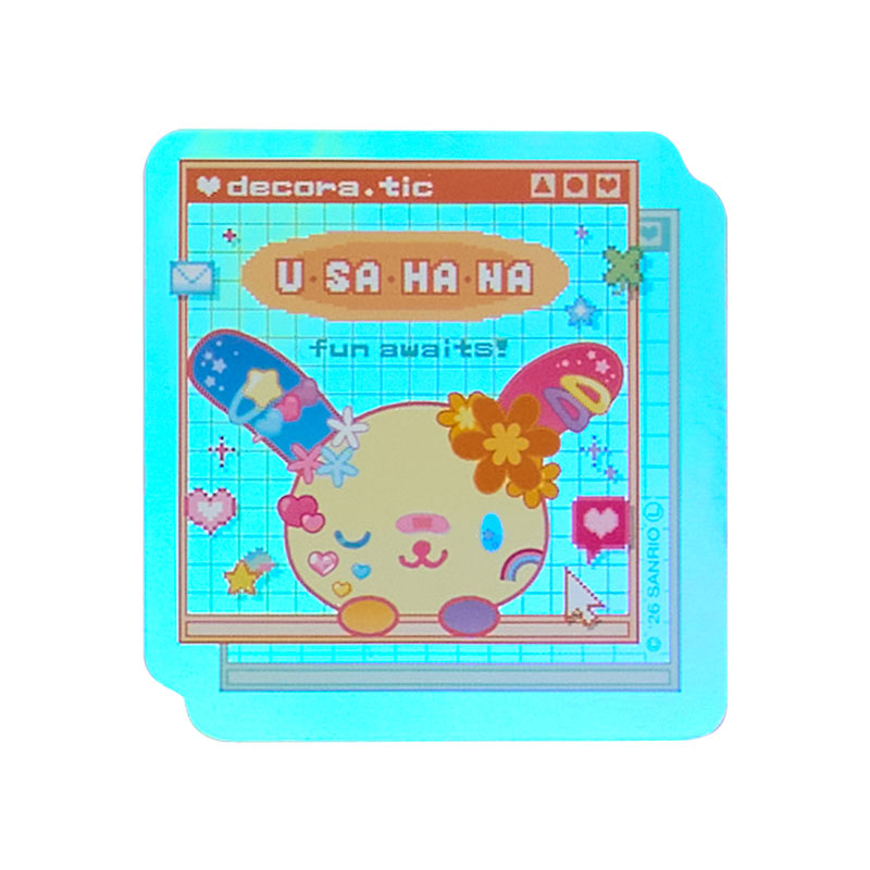 サンリオキャラクターズ シークレットオーロラステッカー（でこらちっく）