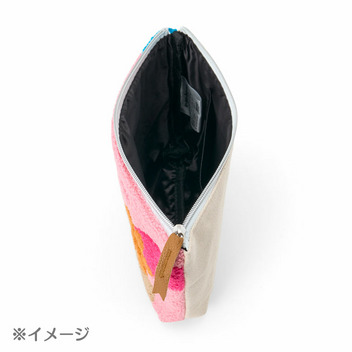ウサハナ サガラ刺繍ポーチ