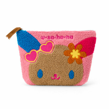 ウサハナ サガラ刺繍ポーチ