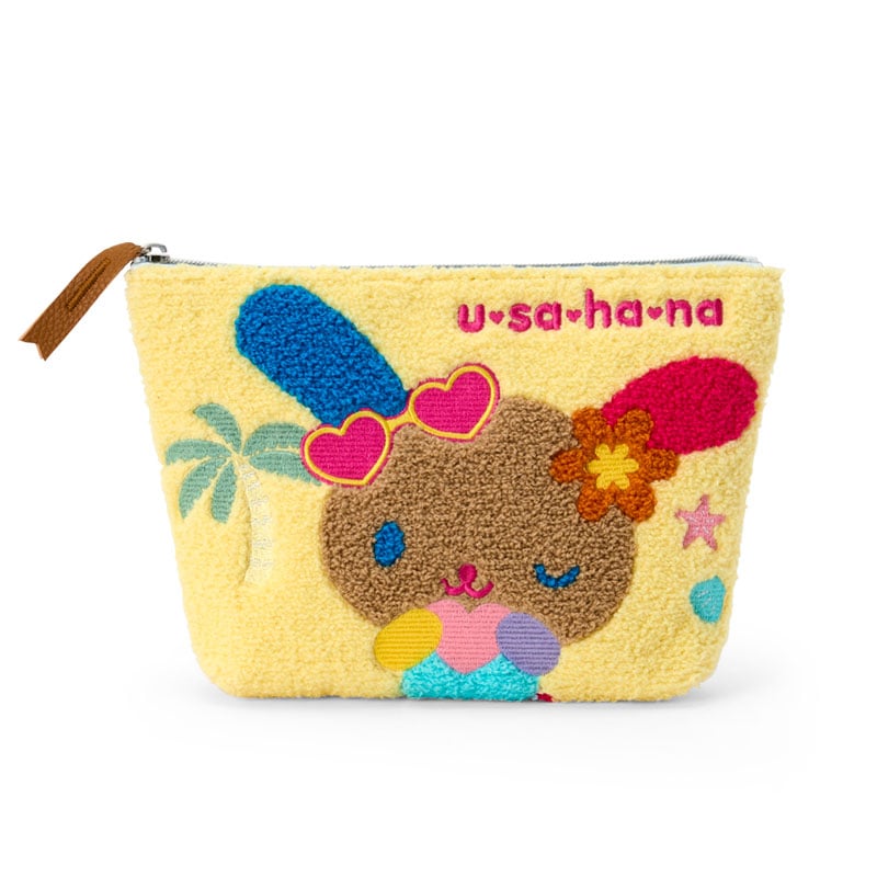 ウサハナ サガラ刺繍ポーチ