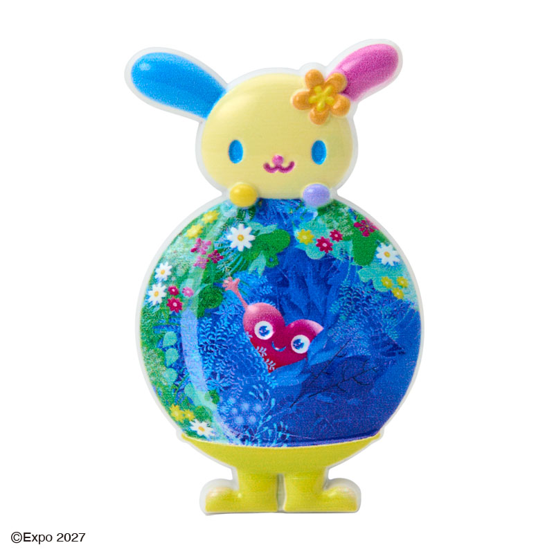ウサハナ EXPO2027【サンリオキャラクターズ】ポリマグネット