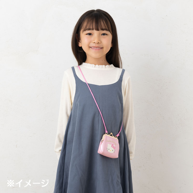 クロミ ロープ付きがま口コインケース