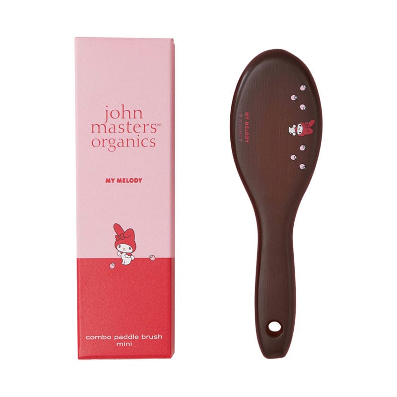マイメロディ John Masters Organics コンボパドルブラシ ミニ
