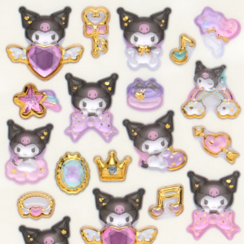 クロミ 金箔ぷっくりシール