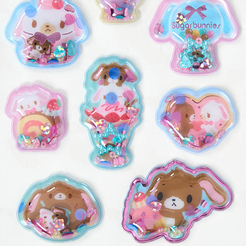 シュガーバニーズ ビーズ入りぷっくりシール