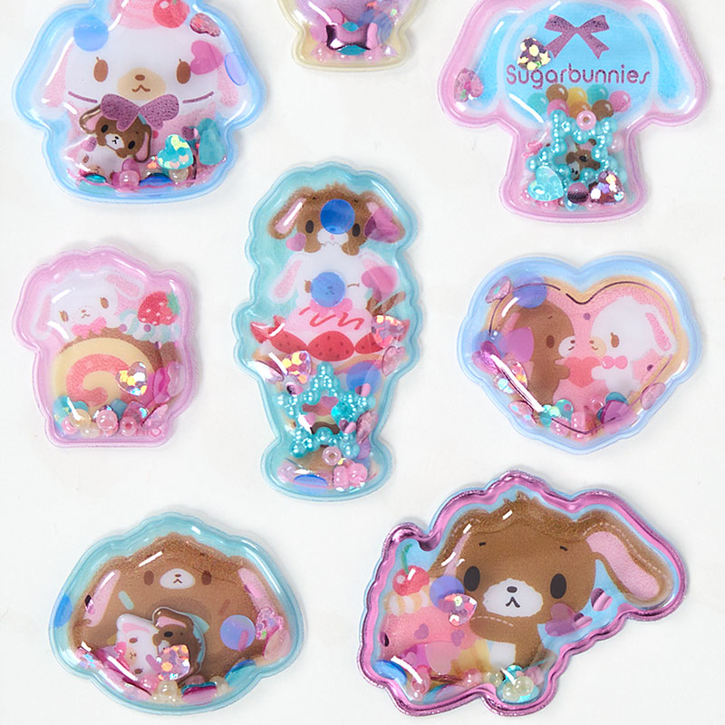 シュガーバニーズ ビーズ入りぷっくりシール