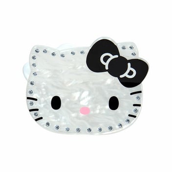 ハローキティ フェイス形バンスヘアクリップ