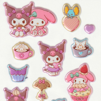 マイメロディ&クロミ パールマシュマロシール