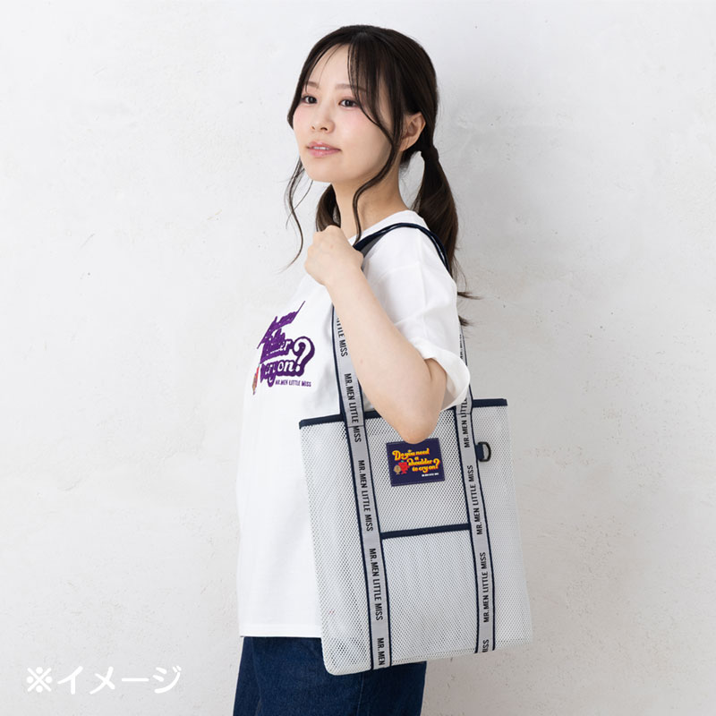 ミスターメン リトルミス トートバッグ（ご機嫌タイポグラフィックデザイン）