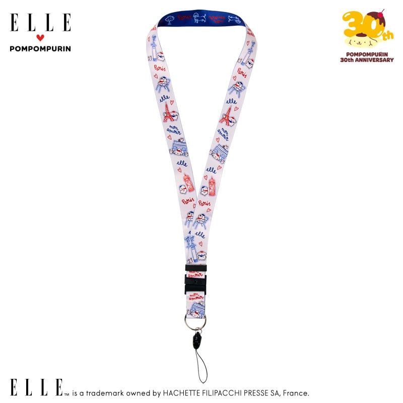 ポムポムプリン ELLE ネックストラップ