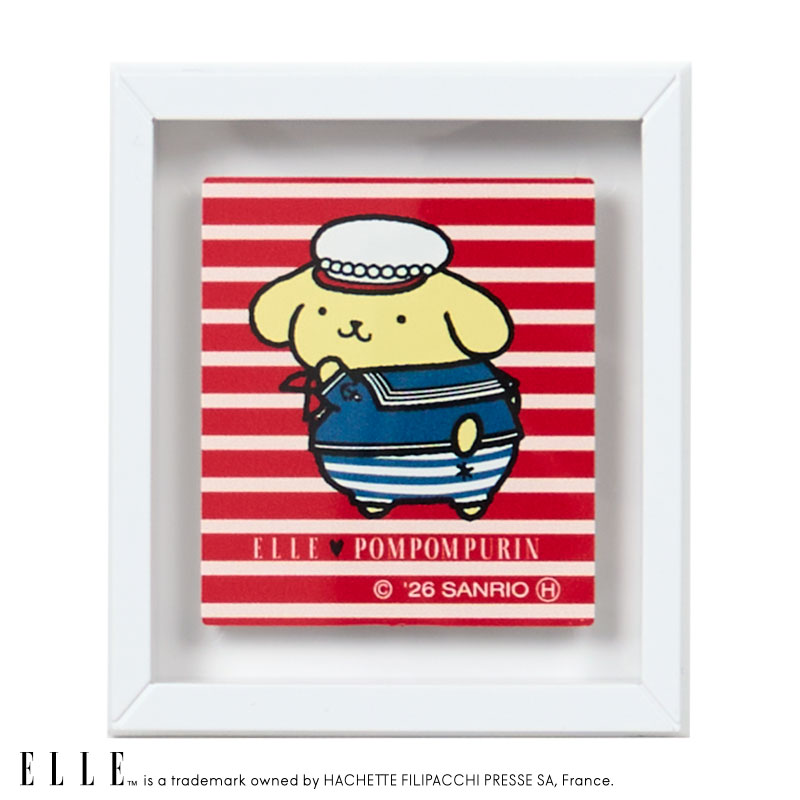 ポムポムプリン ELLE シークレットフレームマグネット