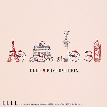 ポムポムプリン ELLE A5ノート（雑誌風）