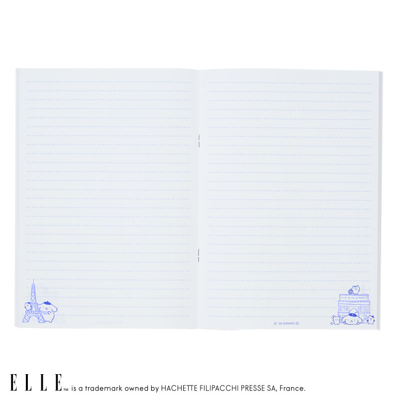 ポムポムプリン ELLE A5ノート（雑誌風）
