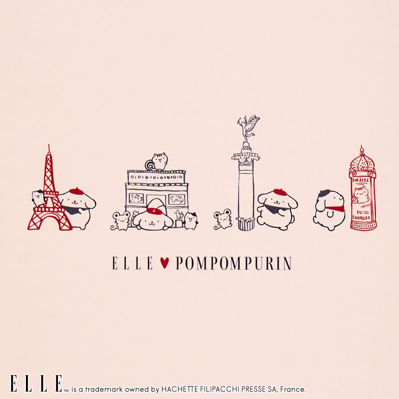 ポムポムプリン ELLE A5ノート（雑誌風）