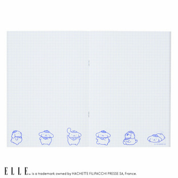 ポムポムプリン ELLE A5ノート（チラシ）