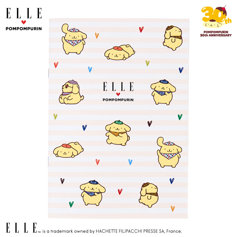 ポムポムプリン ELLE A5ノート（チラシ）