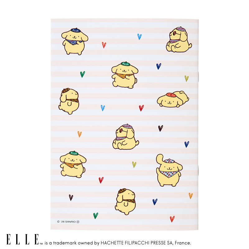 ポムポムプリン ELLE A5ノート（チラシ）