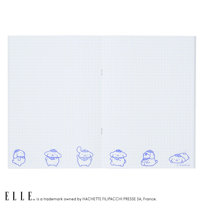 ポムポムプリン ELLE A5ノート（チラシ）