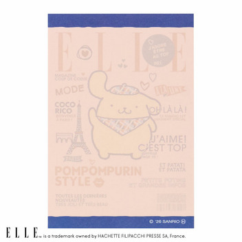 ポムポムプリン ELLE パタパタメモ（雑誌風）