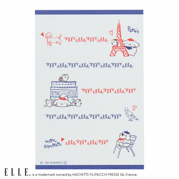 ポムポムプリン ELLE パタパタメモ（セーラー）