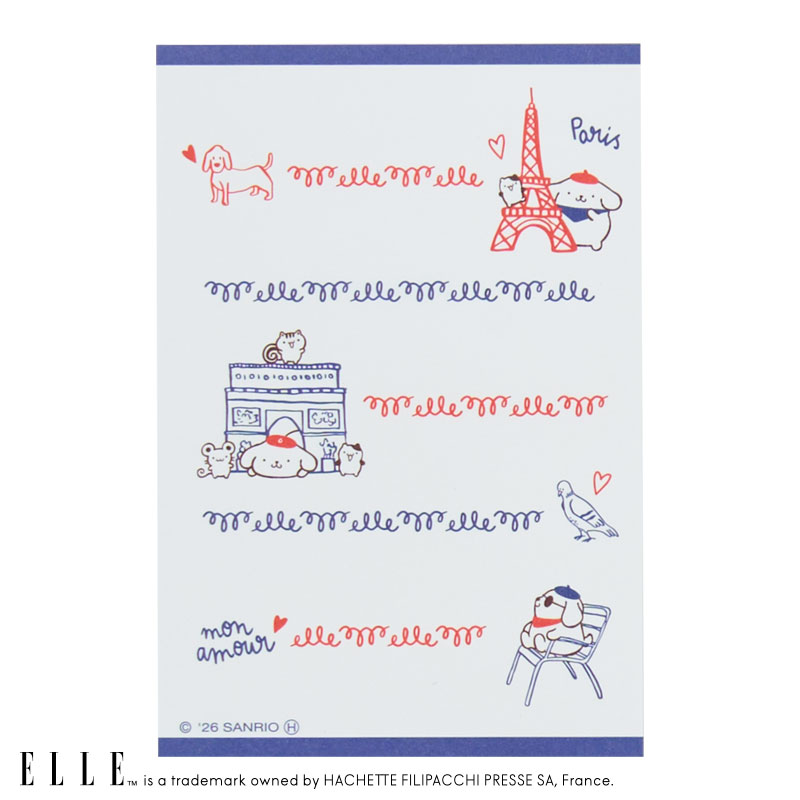ポムポムプリン ELLE パタパタメモ（セーラー）