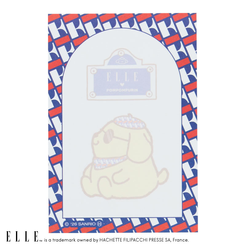ポムポムプリン ELLE パタパタメモ（セーラー）