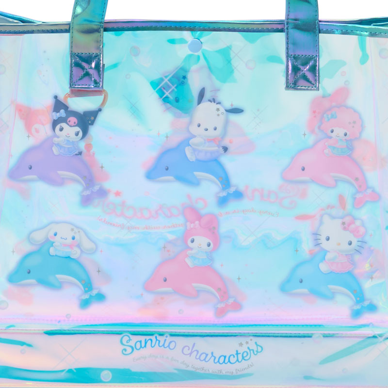 サンリオキャラクターズ ビニールバッグ（シャイニードルフィン