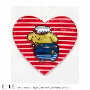 ポムポムプリン ELLE 立体ドロップシール（セーラー）