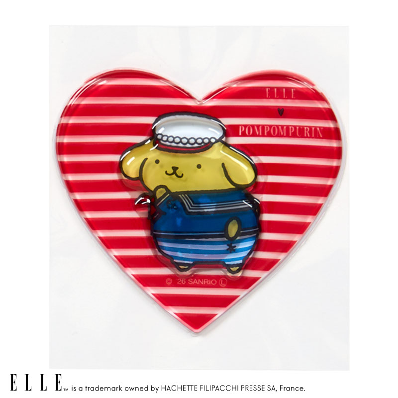 ポムポムプリン ELLE 立体ドロップシール（セーラー）