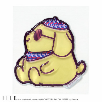 ポムポムプリン ELLE 立体ドロップシール（サングラス）