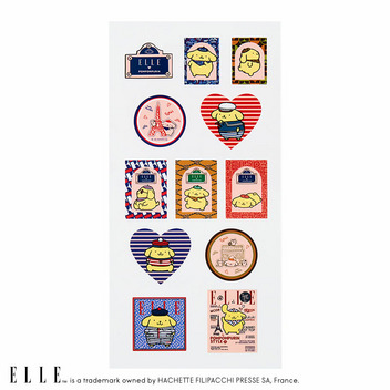 ポムポムプリン ELLE ステッカー（セーラー）