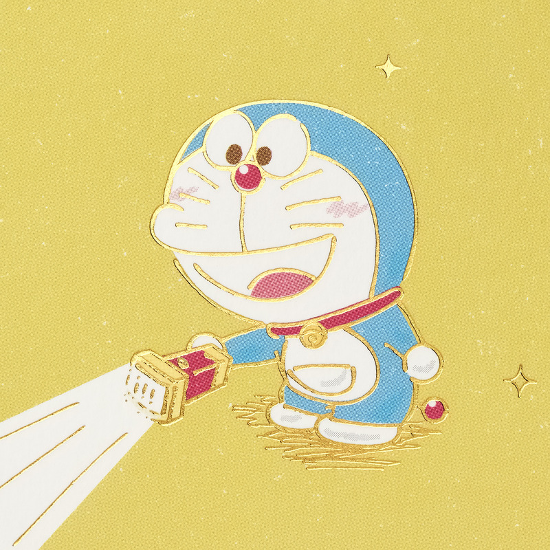 グリーティングカード 感謝　ドラえもん　どら焼き