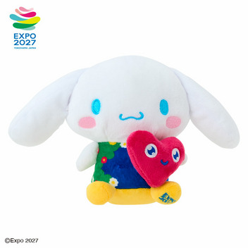 シナモロール EXPO2027【サンリオキャラクターズ】トゥンクトゥンク ぬいぐるみ抱っこM