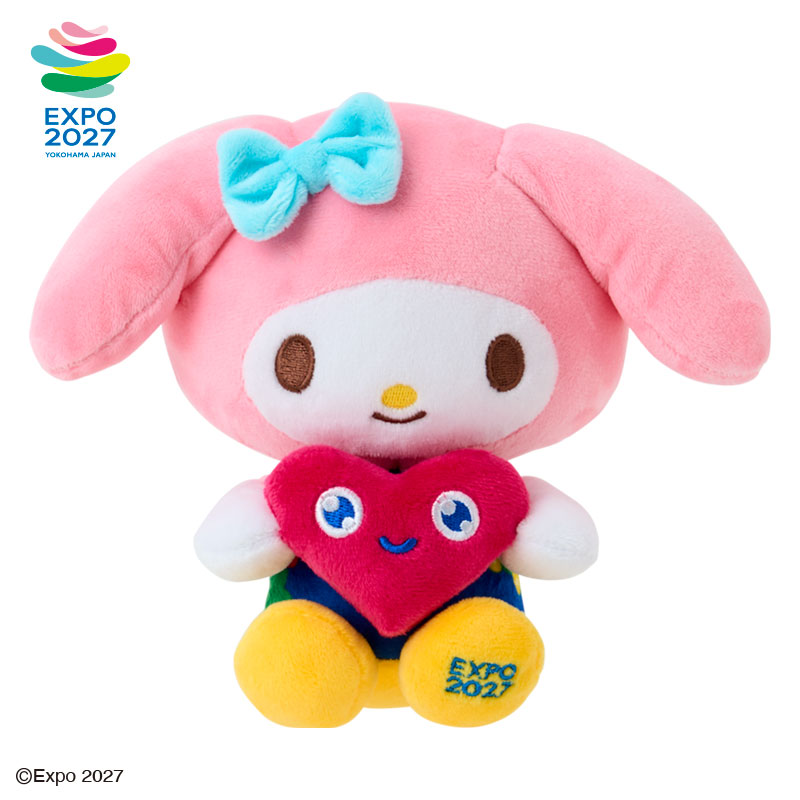 【サンリオキャラクターズ】トゥンクトゥンク ぬいぐるみ 抱っこ M ハローキティ EXPO2027【サンリオキャラクターズ】トゥンクトゥンク