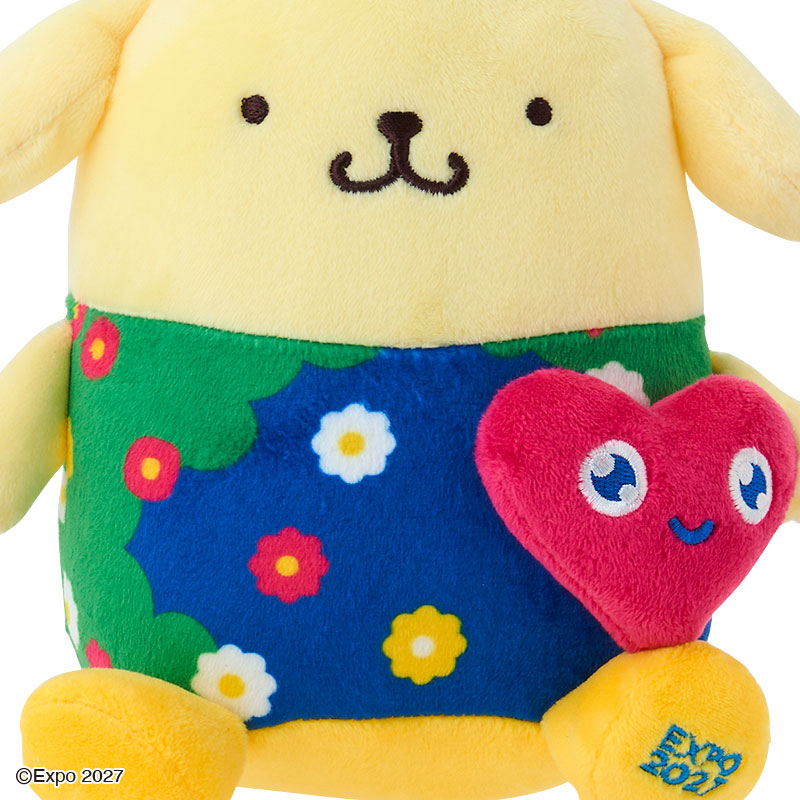 ポムポムプリン EXPO2027【サンリオキャラクターズ】トゥンクトゥンク ぬいぐるみ抱っこM
